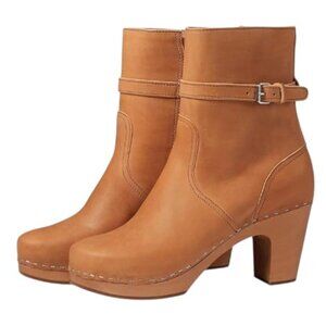 Swedish Hasbeens New Jodhpur Nature/Nature, Size EU 38 US 8